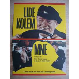 Lidé kolem mne (filmový plakát, film SSSR 1976, režie Vladimír Rogovoj, Hrají: Nikolaj Krjučkov)