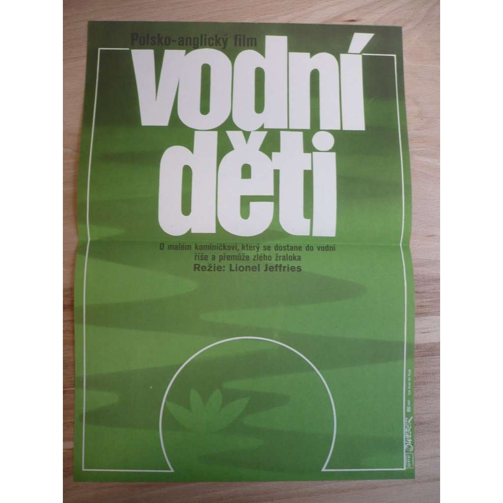 Vodní děti (filmový plakát, film VB 1978, režie Lionel Jeffries, Hrají: James Mason, Billie Whitelaw, Joan Greenwood)