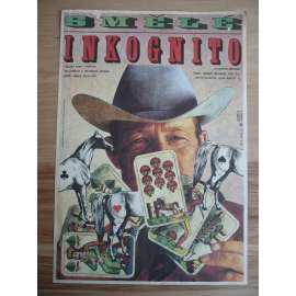 Smělé inkognito (filmový plakát, film Itálie 1972, režie Mario Siciliano, Hrají: Alberto Dell'Acqua, Ron Ely, Uschi Glas)