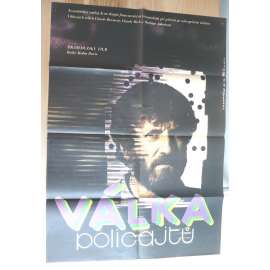 Válka policajtů (filmový plakát, film Francie 1979, režie Robin Davis, Hrají: Claude Brasseur, Marlène Jobert, Claude Rich)