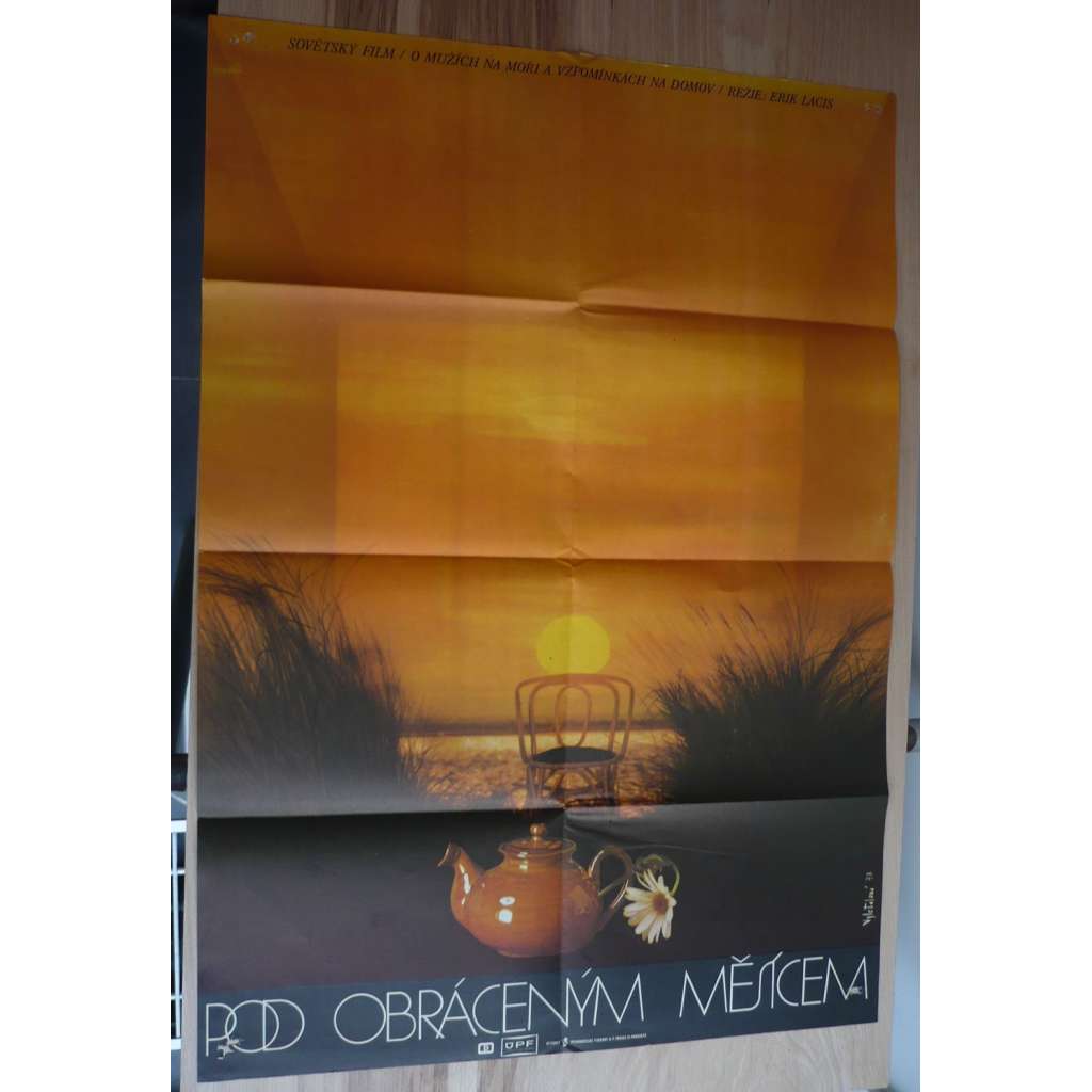 Pod obráceným měsícem (filmový plakát, film SSSR 1978, režie Eric Lacis)