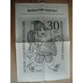 Buratin Postali (plakát, Německo, Berlín, 1970,)