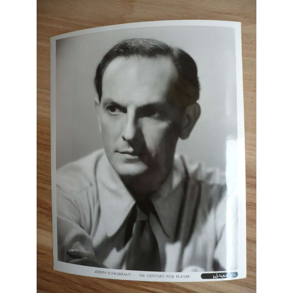 Fotoska - herec Joseph Schildkraut - ORIG. CINEMA-PHOTO