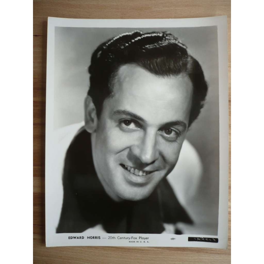 Fotoska - herec Edward Norris - ORIG. CINEMA-PHOTO