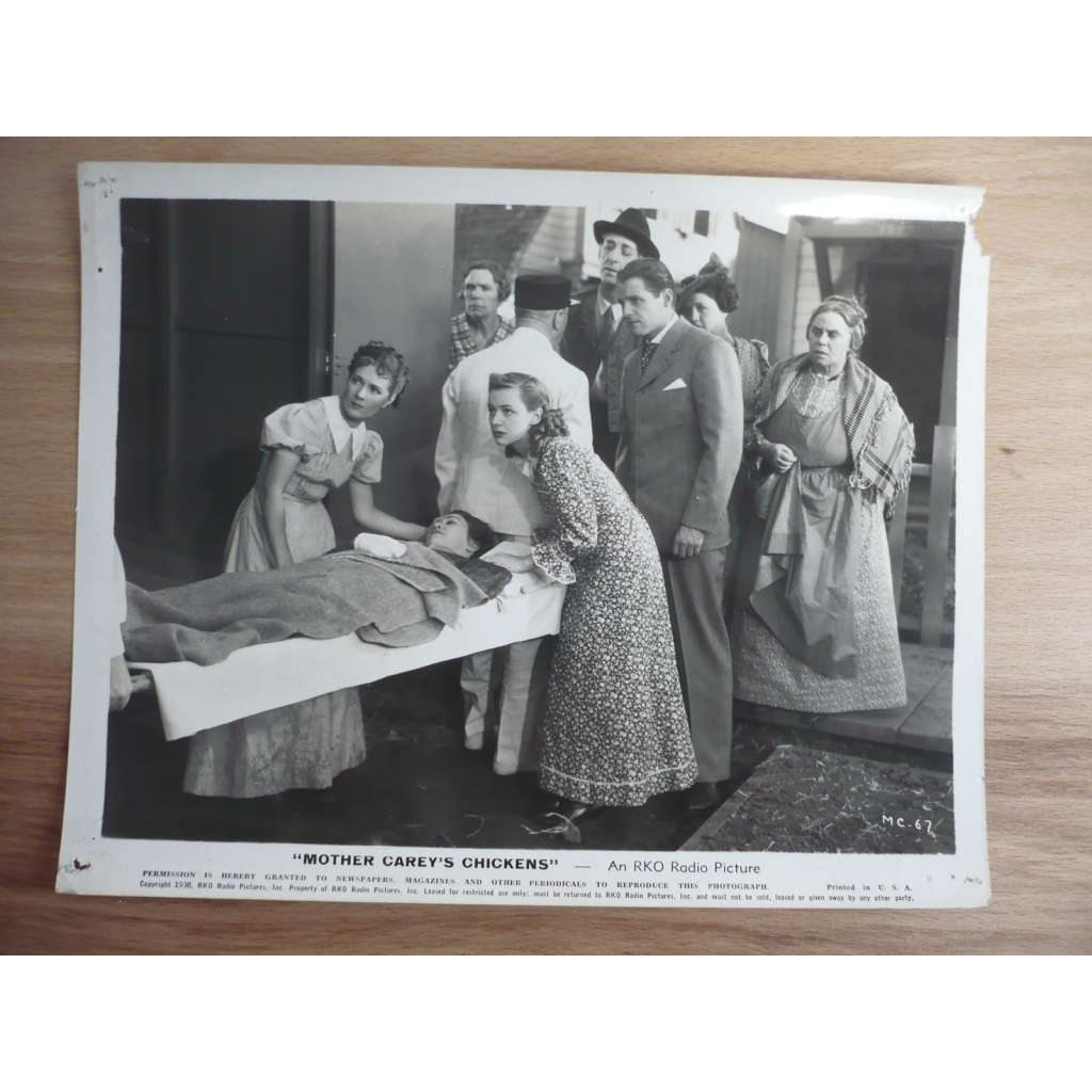 Fotoska - Mother Carey's Chickens (film USA 1938 - režie Rowland V. Lee, hrají Anne Shirley, Ruby Keeler, James Ellison) - ORIG. CINEMA-PHOTO