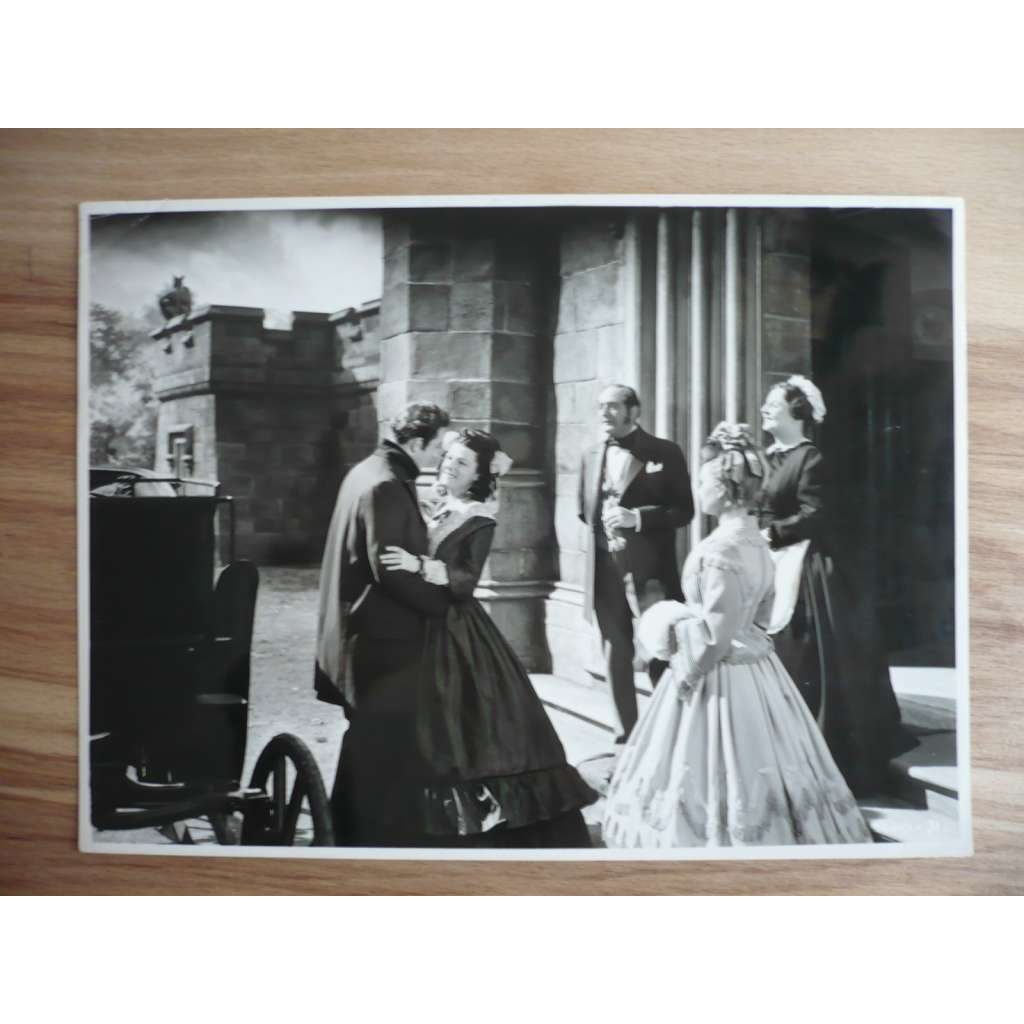 Fotoska - filmová herečka Barbara Waring, herec Dennis Price - ORIG. CINEMA-PHOTO