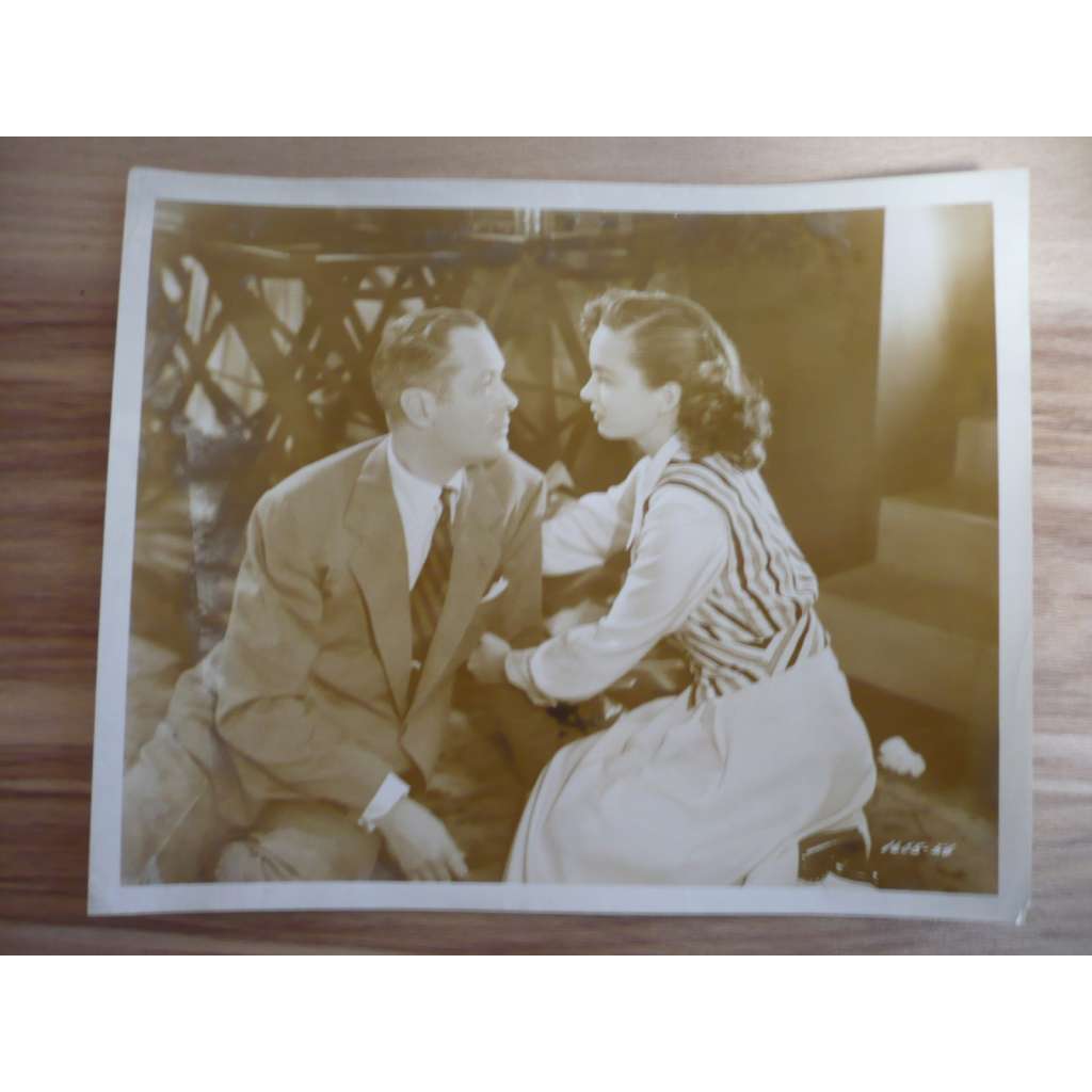 Fotoska - herečka Ann Blythe, herec Robert Montgomery - ORIG. CINEMA-PHOTO