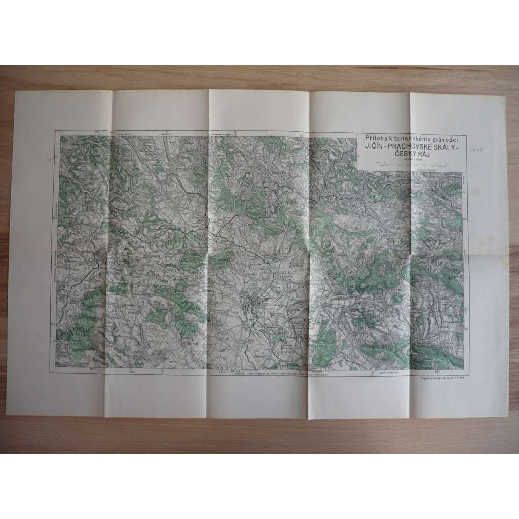 Mapa - Jičín, Prachovské skály, Český ráj