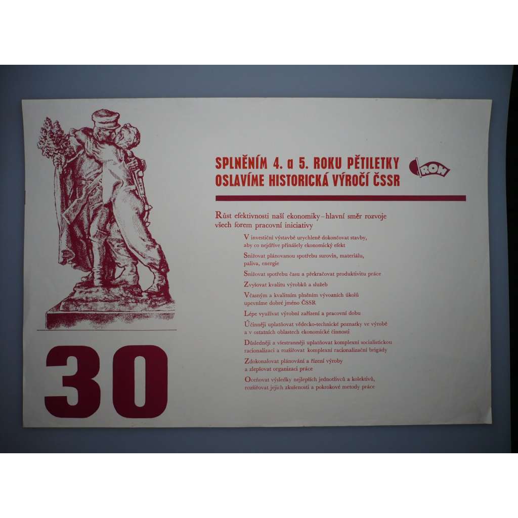Pětiletka ČSSR, ROH - komunismus, propaganda