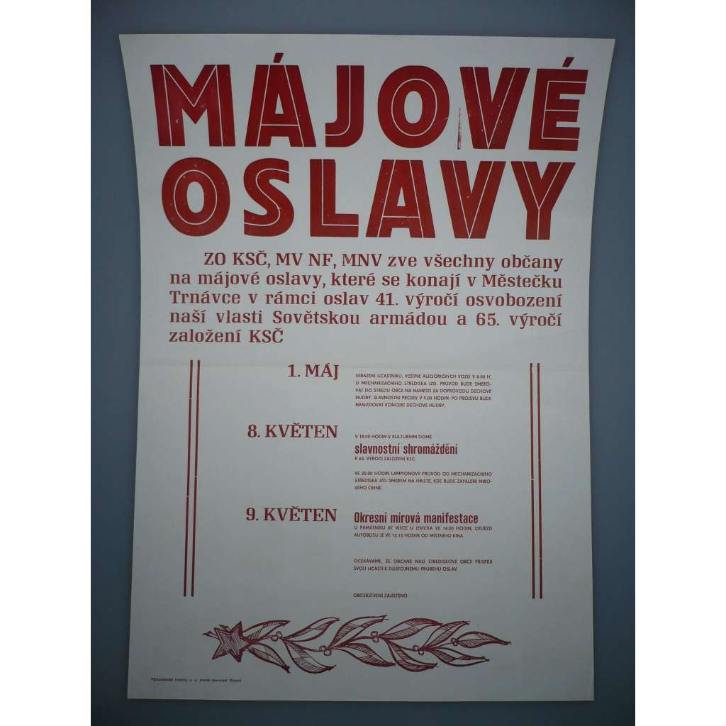 Májové oslavy - komunismus, propaganda