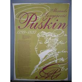 Plakát - Alexandr Sergejevič Puškin - vydáno 1986