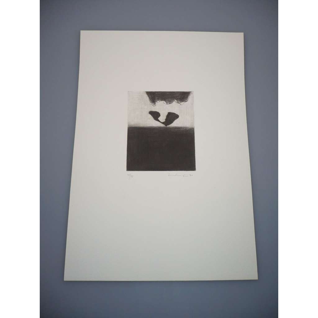 Jiří Mika (1946 - 2012) - Lept, signovaná grafika
