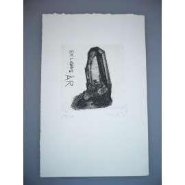 Zuzana Nováčková (1945 - 2021) - EX LIBRIS - Lept, signovaná grafika
