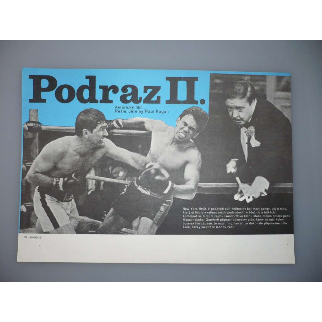 Podraz II (filmový plakát, papírová fotoska, slepka, film USA 1983, režie Jeremy Kagan, Hrají: Jackie Gleason, Mac Davis, Teri Garr, Karl Malden)