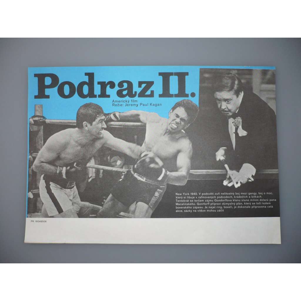 Podraz II (filmový plakát, papírová fotoska, slepka, film USA 1983, režie Jeremy Kagan, Hrají: Jackie Gleason, Mac Davis, Teri Garr, Karl Malden)