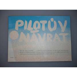 Pilotův návrat (filmový plakát, papírová fotoska, slepka, film USA 1985, režie George Miller, Hrají: Christopher Reeve, Rosanna Arquette, Jack Warden,)