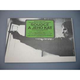 Soudce a jeho kat (filmový plakát, papírová fotoska, slepka, film Západní Německo 1975, režie Maximilian Schell, Hrají: Jon Voight, Jacqueline Bisset, Martin Ritt)