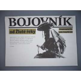 Bojovník od Žluté řeky (filmový plakát, papírová fotoska, slepka, film Čína 1988, režie  Xinyan Zhang, Yam-Yin Cheung,  Xinyan Zhang, Yam-Yin Cheung)