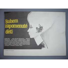 Bohem zapomenuté děti (filmový plakát, papírová fotoska, slepka, film USA 1986, režie Randa Haines, Hrají: William Hurt, Marlee Matlin, Piper Laurie)