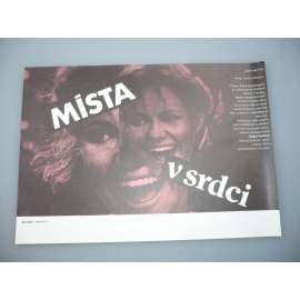 Místa v srdci (filmový plakát, papírová fotoska, slepka, film USA 1984, režie Robert Benton, Hrají: Sally Field, Lindsay Crouse, Ed Harris)