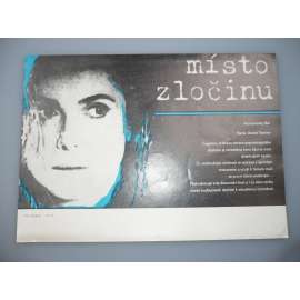 Místo zločinu (filmový plakát, papírová fotoska, slepka, film Francie 1986, režie André Téchiné, Hrají: Catherine Deneuve, Danielle Darrieux, Wadeck Stanczak)