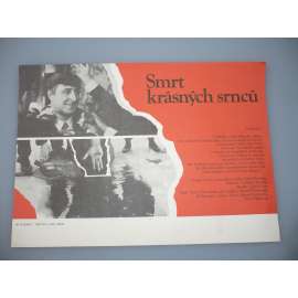 Smrt krásných srnců (filmový plakát, papírová fotoska, slepka, film ČSSR 1986, režie Karel Kachyňa, Hrají: Karel Heřmánek, Rudolf Hrušínský, Jiří Krampol)