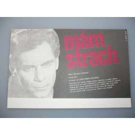 Mám strach (filmový plakát, papírová fotoska, slepka, film Itálie 1977, režie Damiano Damiani, Hrají: Gian Maria Volonté, Erland Josephson, Mario Adorf)