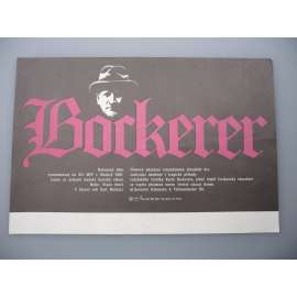 Bockerer (filmový plakát, papírová fotoska, slepka, film Rakousko 1981, režie Franz Antel, Hrají: Karl Merkatz, Hans Holt, Klausjürgen Wussow)