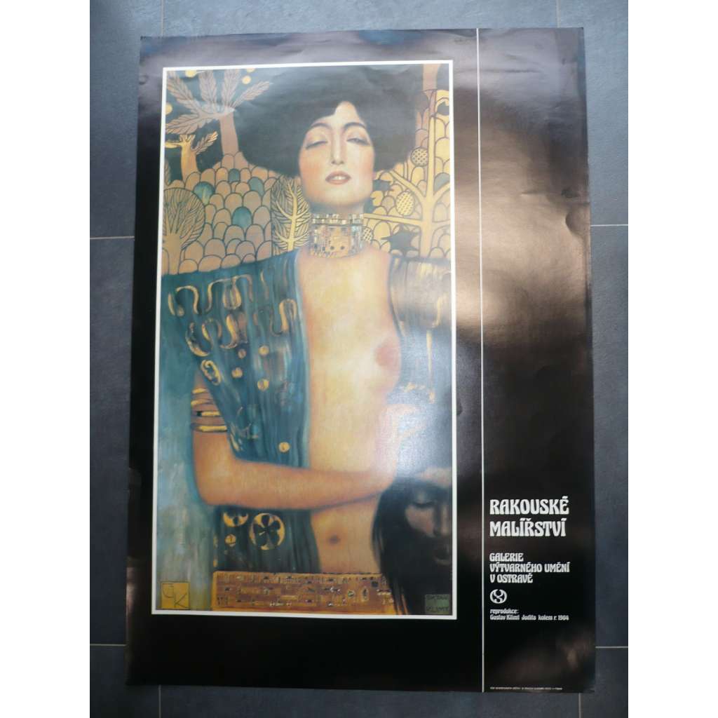 Výstava: Rakouské malířství - Galerie výtvarného umění v Ostravě (Gustav Klimt)- plakát