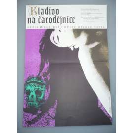 Kladivo na čarodějnice (filmový plakát, film ČSSR 1969, režie Otakar Vávra, Hrají: Elo Romančík, Vladimír Šmeral, Soňa Valentová, Josef Kemr)