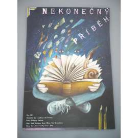 Nekonečný příběh (filmový plakát, papírová fotoska, slepka, film NSR 1984, režie Wolfgang Petersen, Hrají: Barret Oliver, Noah Hathaway, Gerald McRaney) [Neverending Story - Die unendliche Geschichte]]