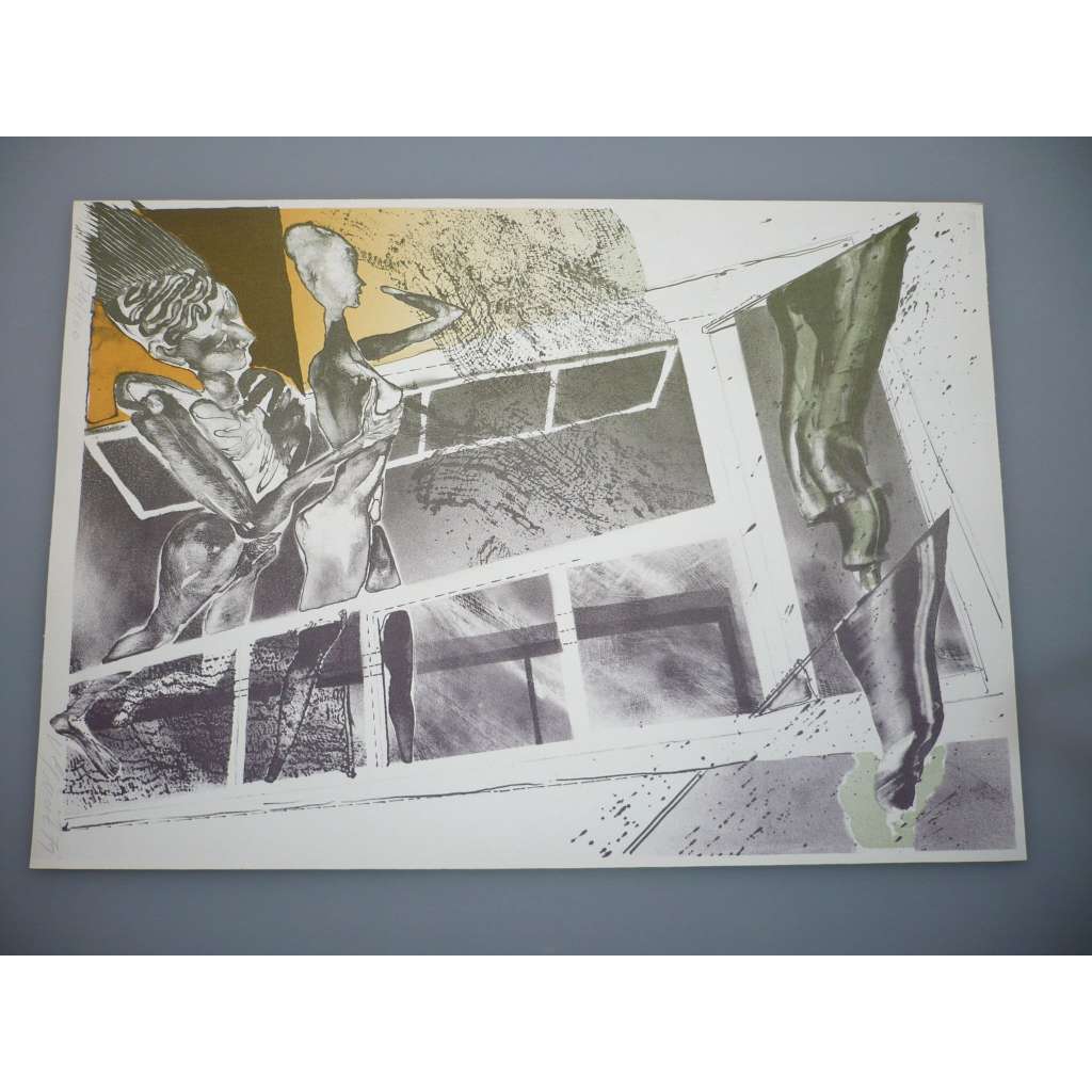 Vratislav Ševčík (1953) - Lehké ženy - Litografie 1979, signovaná grafika
