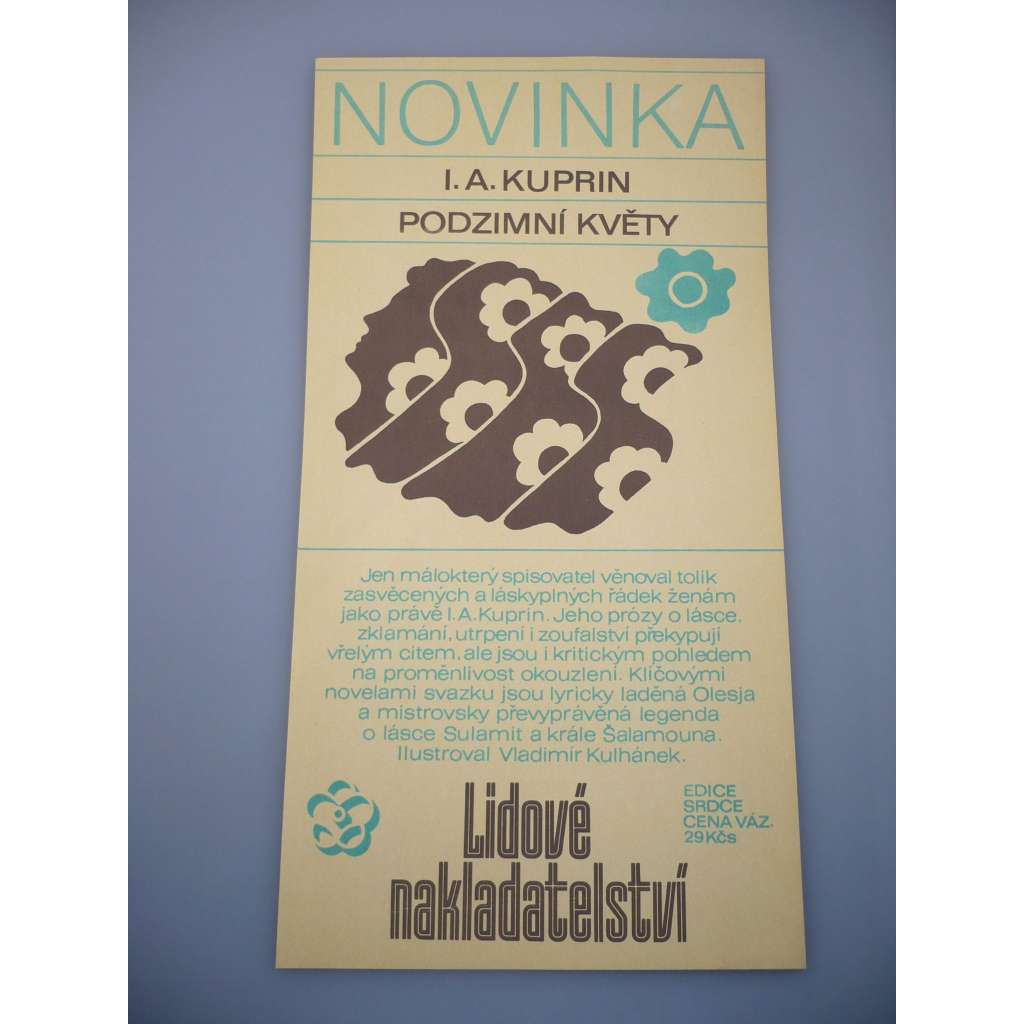 Reklamní plakát - I. A. Kuprin - Podzimní květy