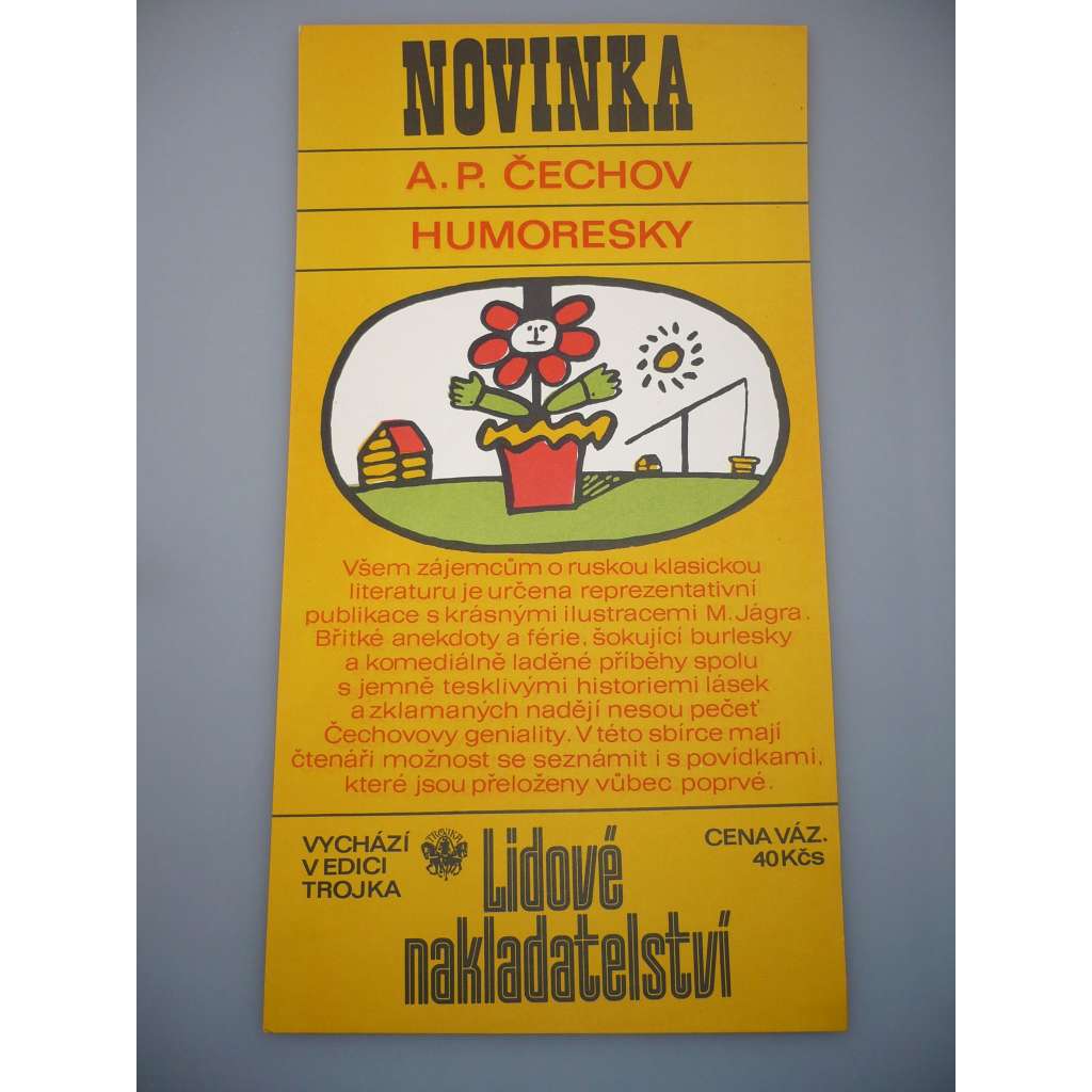 Reklamní plakát - A. P. Čechov - Humoresky