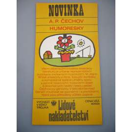 Reklamní plakát - A. P. Čechov - Humoresky