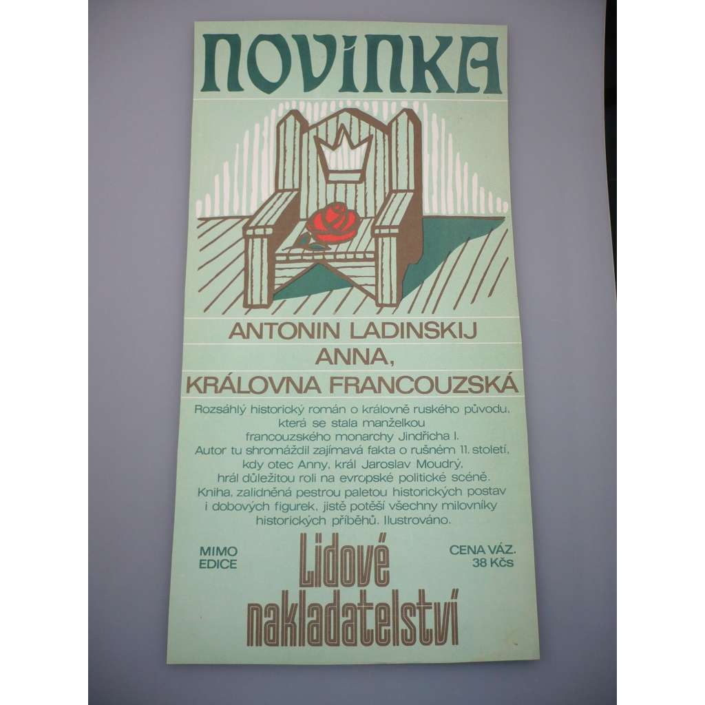 Reklamní plakát - Antonin Ladinskij - Anna, královna francouzská