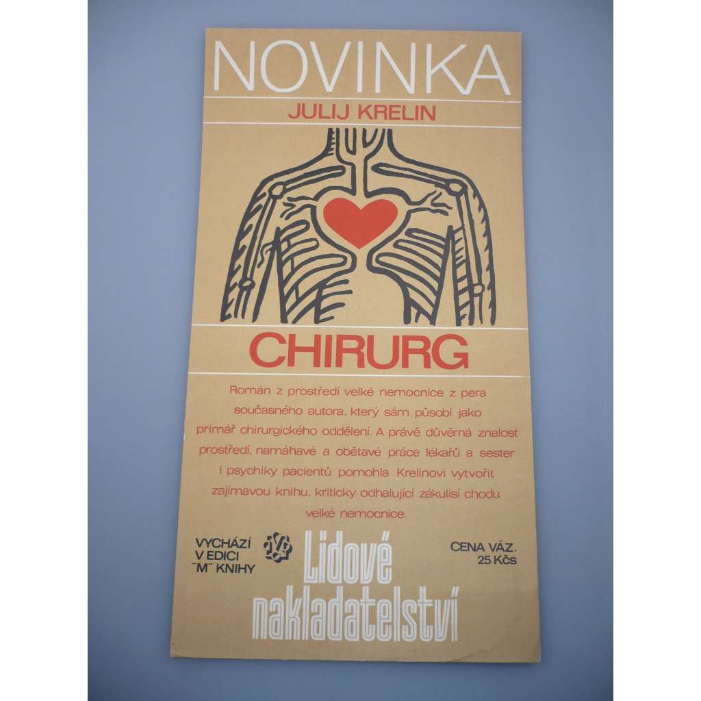 Reklamní plakát - Julij Krelin - Chirurg