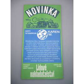 Reklamní plakát - Gerti Tetznerová - Karen W.