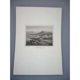 Teplice - Litografie z 19. stol. - grafika