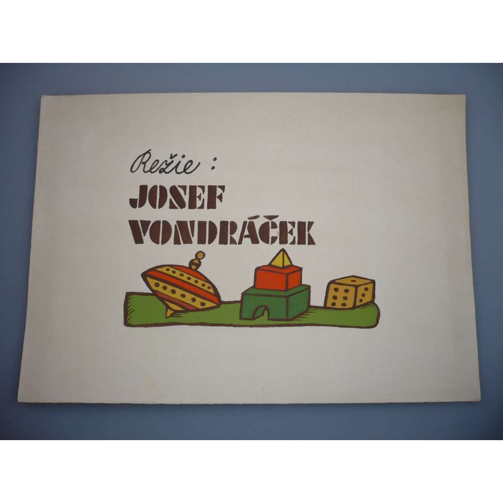 Petr Poš (1944 - 2015) - Kreslený film titulky - Akvarel, grafika 1979