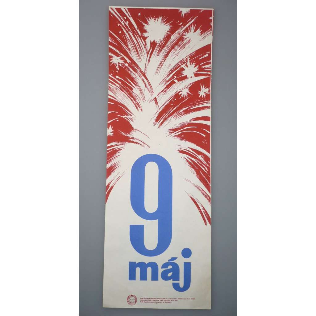 Plakát - 9. Máj Den vítězství - komunismus, propaganda