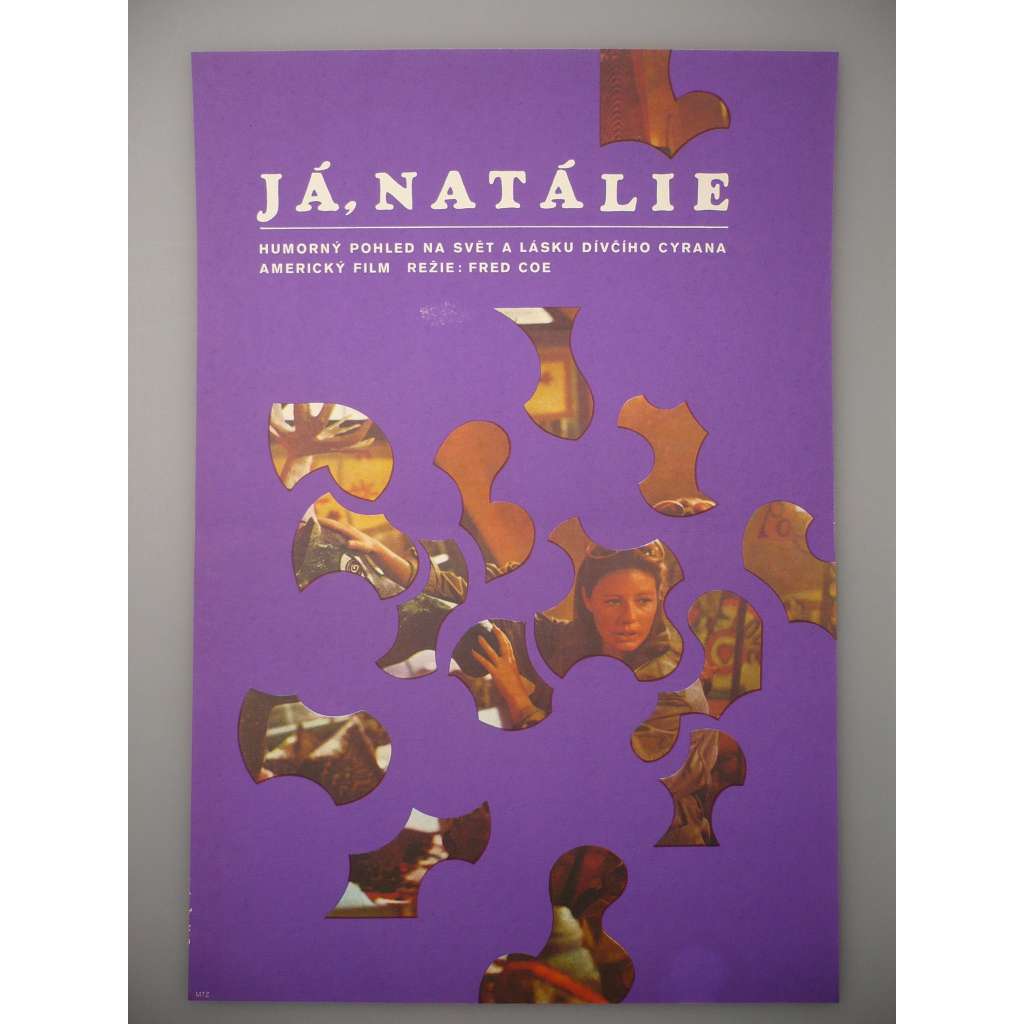Já, Natálie (filmový plakát, film USA 1969, režie Fred Coe, Hrají: Patty Duke, James Farentino, Martin Balsam)