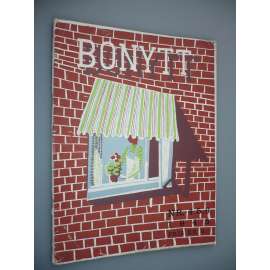 Bonytt: Er Tidsskrift for Arkitektur, Boliginnredning, Kunst of Brukskunst [Nr. 4-5-6 1945] (Norský magazín, architektura, bydlení, interiér, design, nábytek, umění)