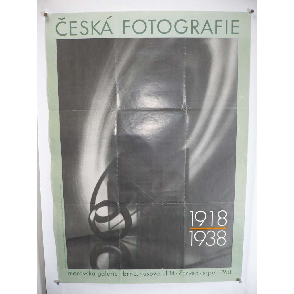 Česká fotografie 1918 - 1938 - Moravská galerie Brno, výstava červen - srpen 1981 - plakát
