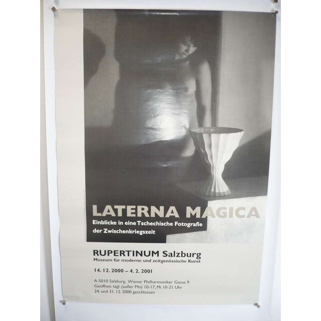 Laterna Magica: Einblicke in eine Tschechische Fotografie der Zwischenkriegszeit - Drtikol František - plakát - fotografie, Salzburg, muzeum Rupertinum