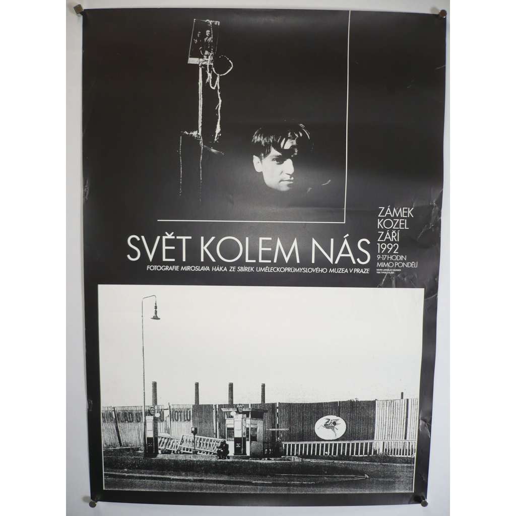 Svět kolem nás - Miroslav Hák - Fotografie, výstava 1992- plakát