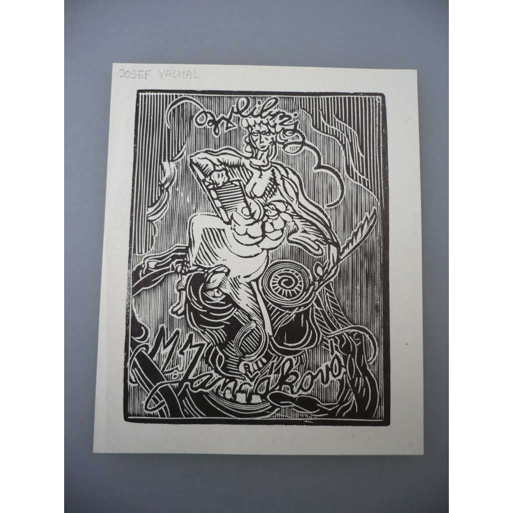 Josef Váchal (1884 - 1969) - EX LIBRIS - dřevoryt, grafika, nesignováno