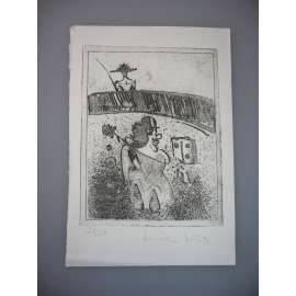 Jiří Mika (1946 - 2012) - Dámy 1983 - lept, grafika, signováno