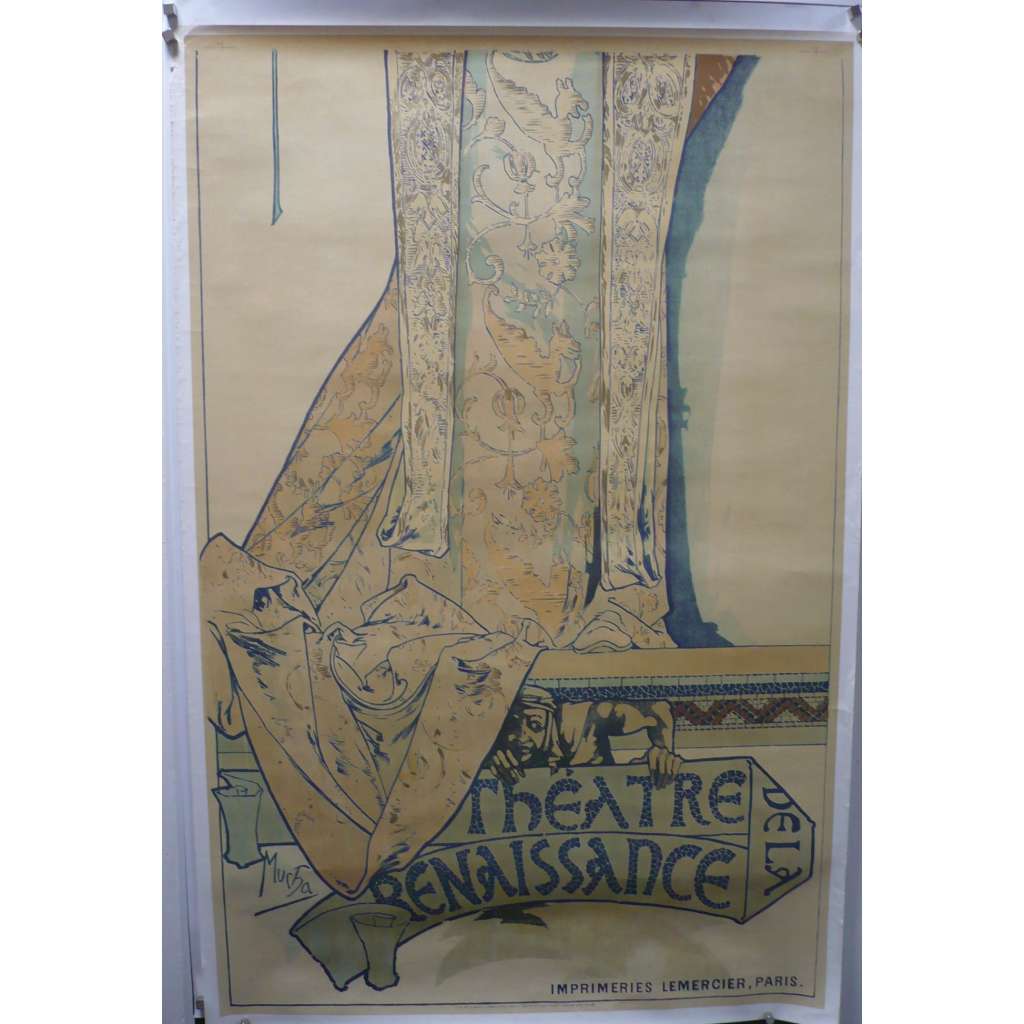 Alfons Mucha (1860 - 1939) - Théatre de la Renaisance - plakát