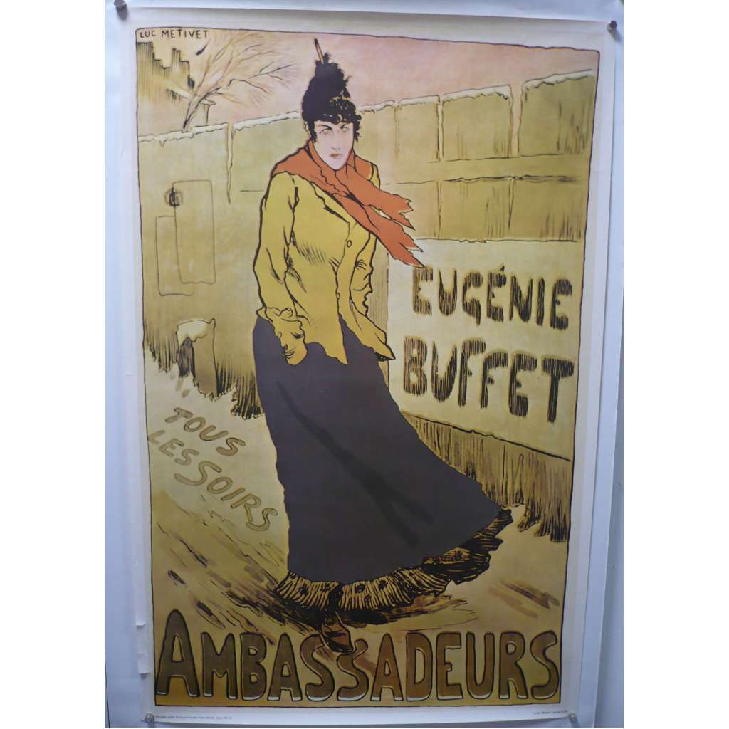 Alfons Mucha (1860 - 1939) - Ambassadeurs - Eugénie Buffet - plakát